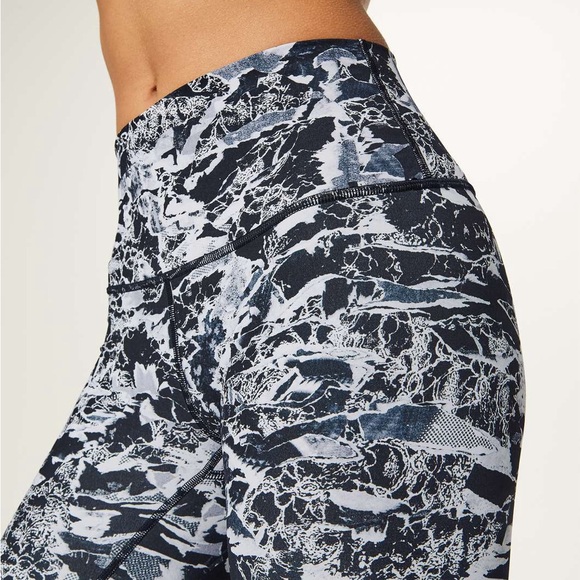 lululemon athletica Pants - Lululemon Wunder Under Hi-Rise Leggings in Interlaced Starlight Black